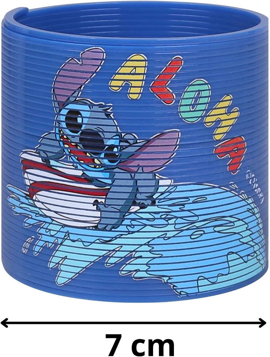 Disney Stitch Magische Springveer Speelgoed 7cm - Blauw