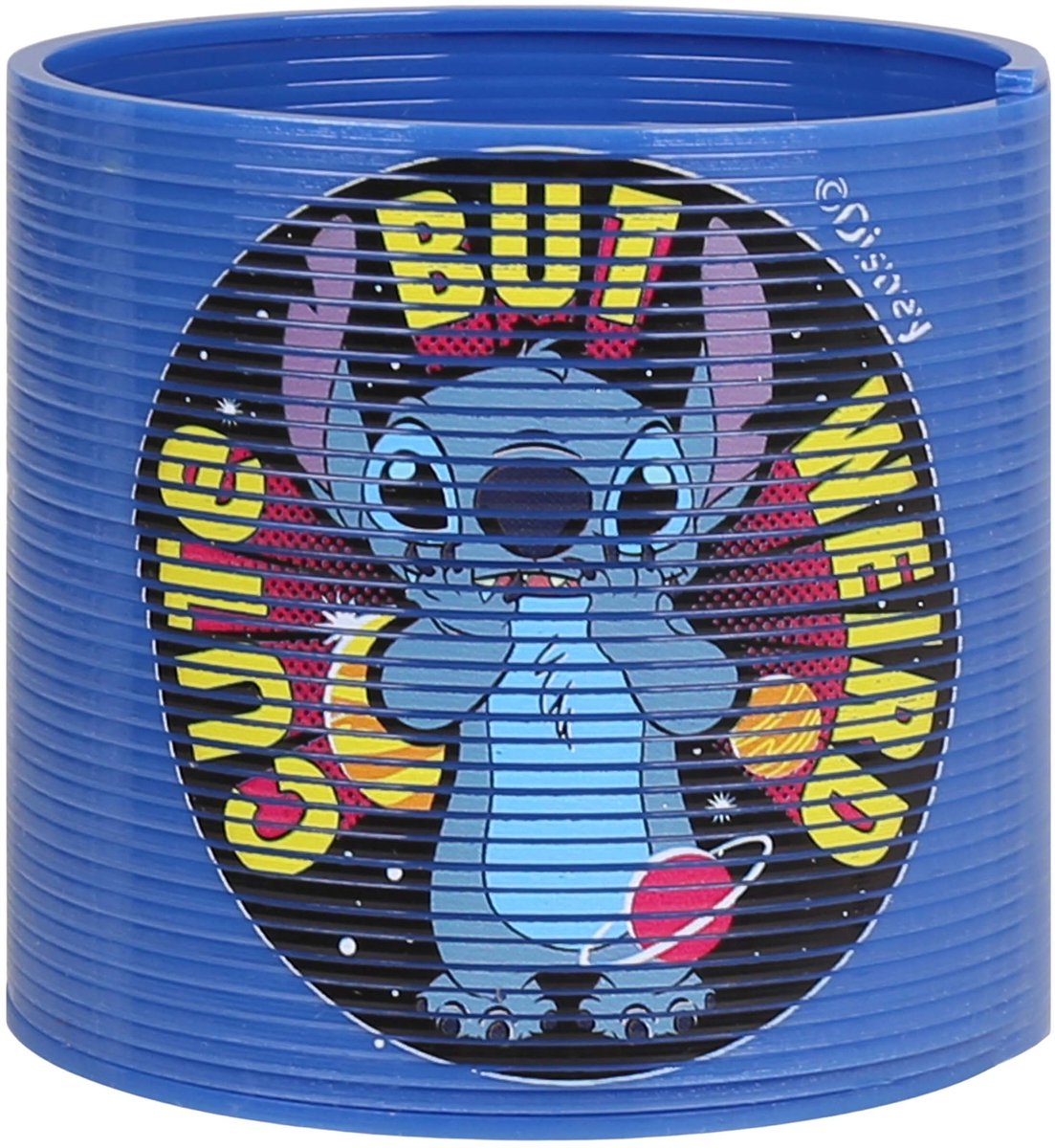 DISNEY Stitch MAGISCHE springveer speelgoed, trekveer voor kinderen, behendigheidsspeelgoed GROOT! 7 CM