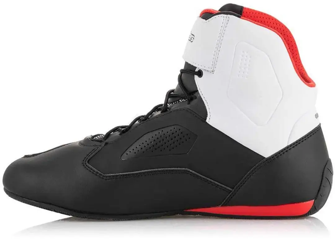 Alpinestars Faster-3 Rideknit Laarzen - Zwart/Wit/Rood - Maat 45