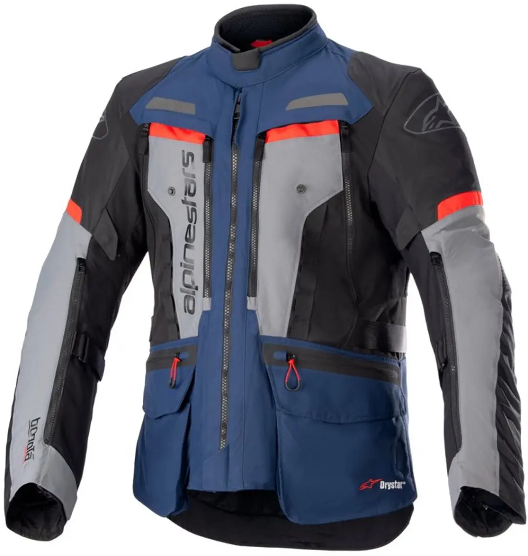 Alpinestars Bogotá Pro Drystar Jas - Maat L - Donkerblauw/Zwart/Rood