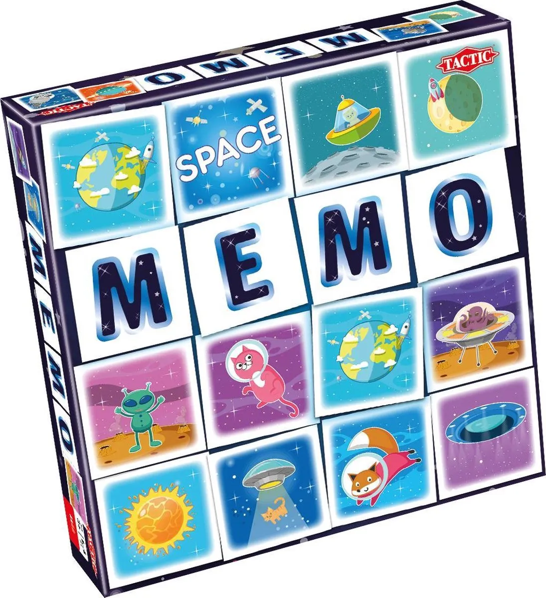 Tactic Space Memo Kaartspel - 56312