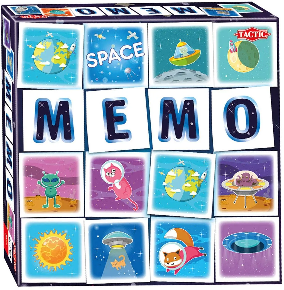 Tactic Space Memo Kaartspel - 56312