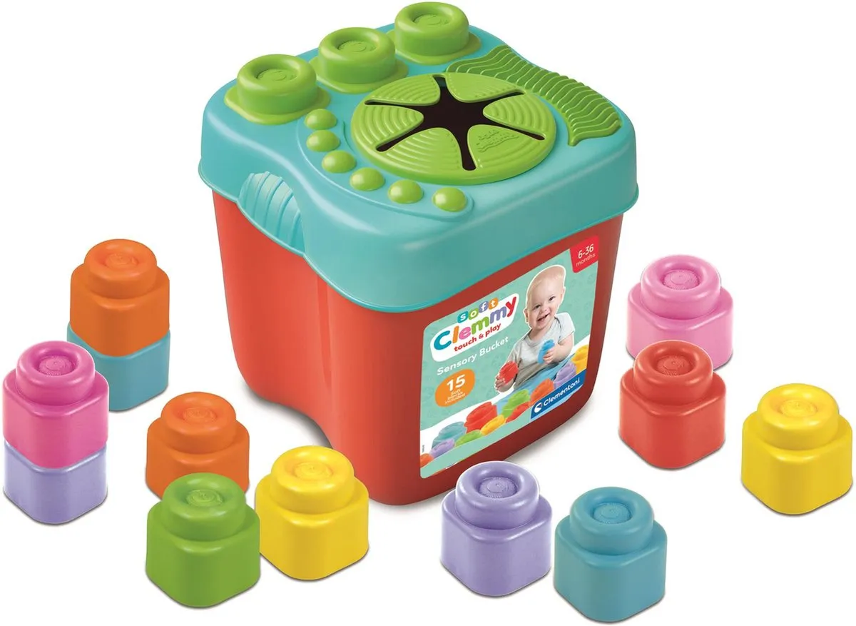 Clementoni Sensoriële Clemmy Blokken - 16 Stuks - Multicolor