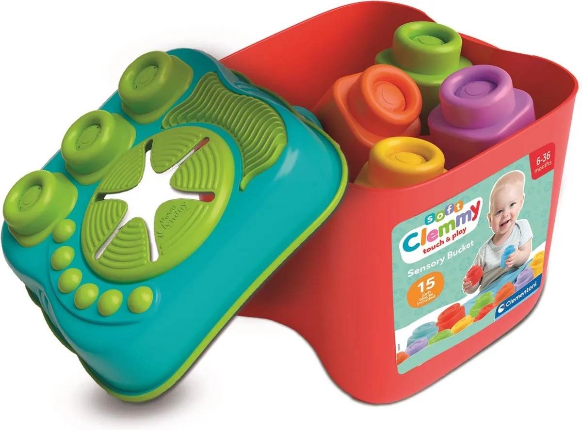 Clementoni Sensoriële Clemmy Blokken - 16 Stuks - Multicolor