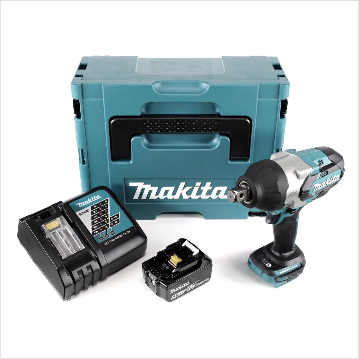 Makita DTW 1001 RT1J Slagmoersleutel 18V 1050Nm - 20 Stuks (1x5.0Ah) - afbeelding 4 van 5