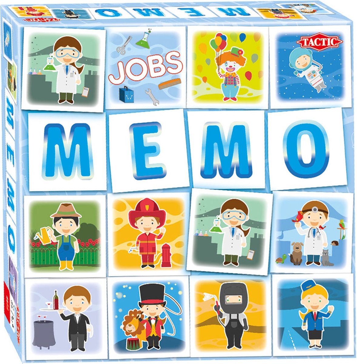 Tactic Memory - Kaartspel - Memo - Beroepen