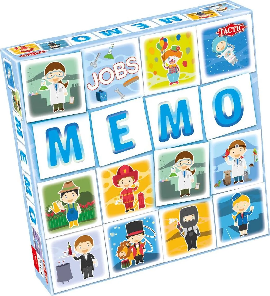 Tactic Memory Beroepen Kaartspel 56313 - 2-6 Spelers
