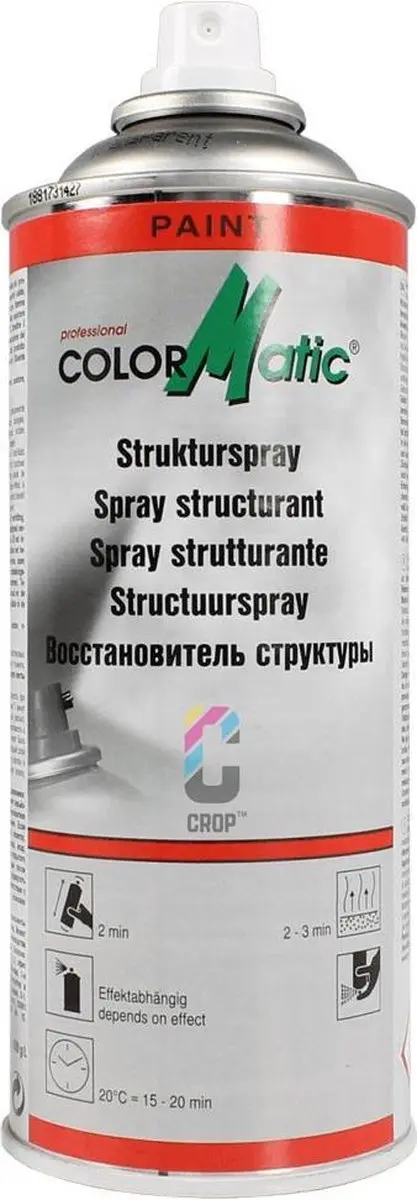 Motip Colormatic Structuurlak 400ml - Transparant