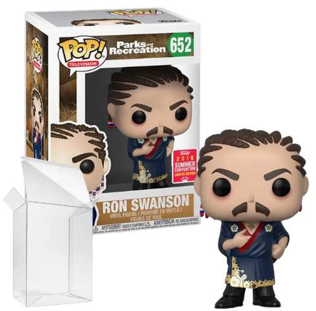 Funko POP! Ron Swanson Cornrows SDCC 2018 #652 - Multi