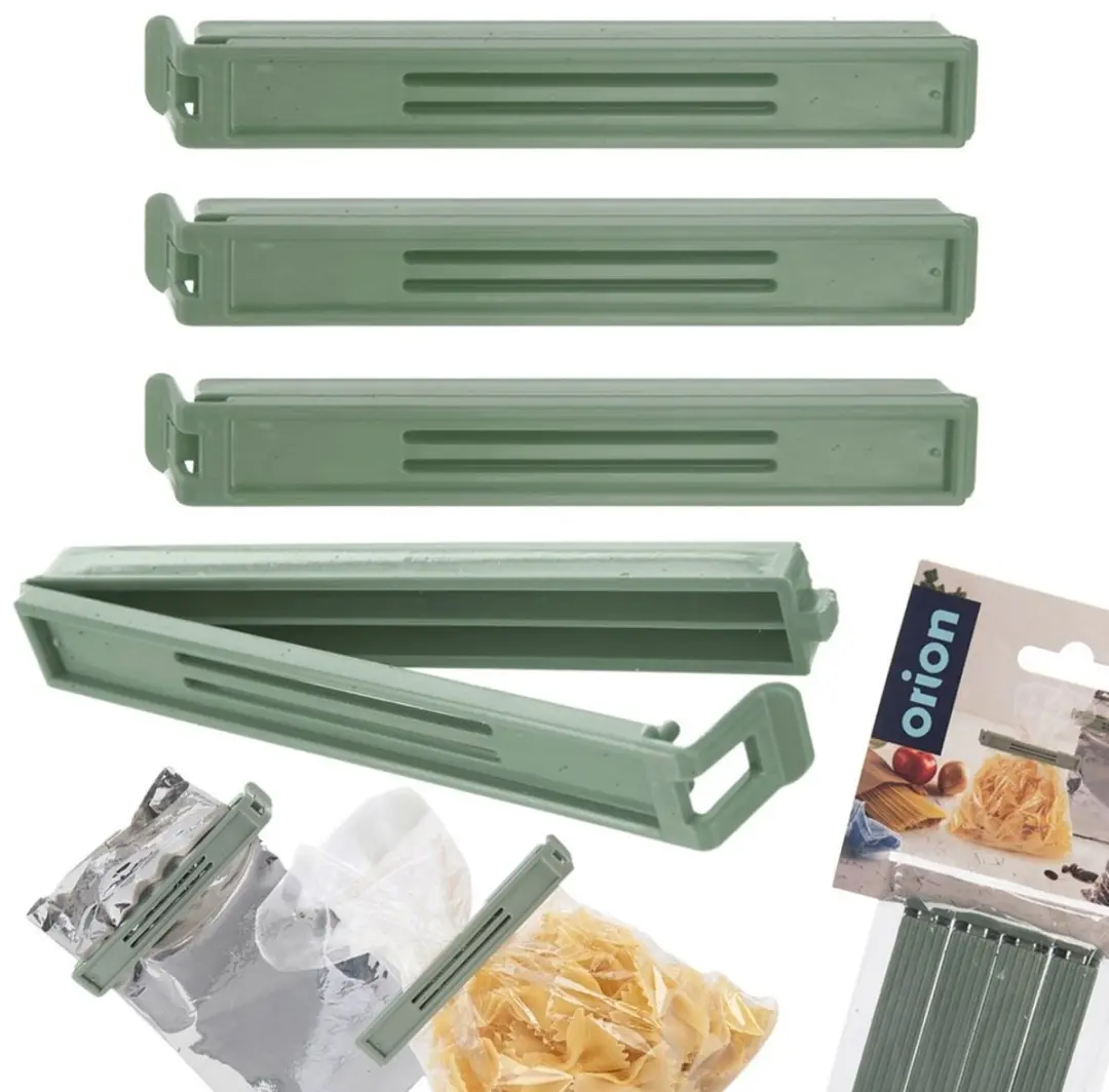 Orion Zakjesklemmen - 4 Stuks - Groen