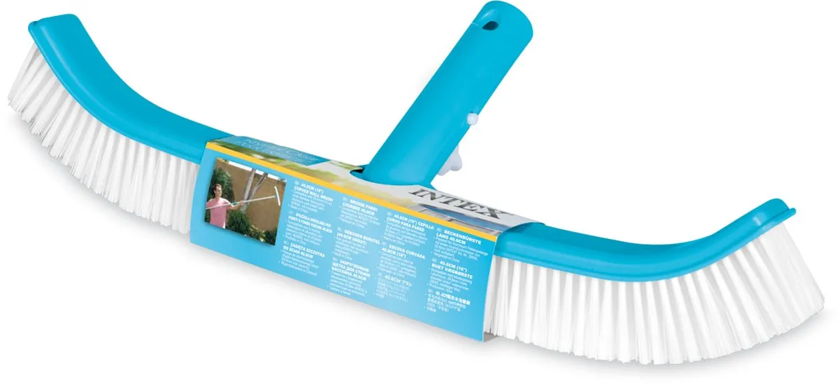 Intex Gebogen Wandborstel 40,6cm - Blauw - afbeelding 5 van 5