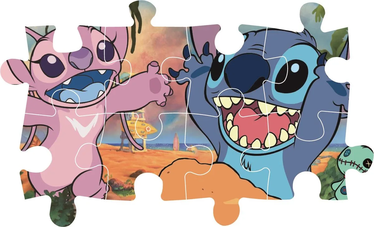 Clementoni Lilo & Stitch Puzzel 60 Stukjes - Multicolor
