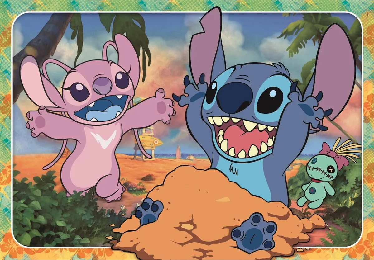 Clementoni Lilo & Stitch Puzzel 60 Stukjes - Multicolor