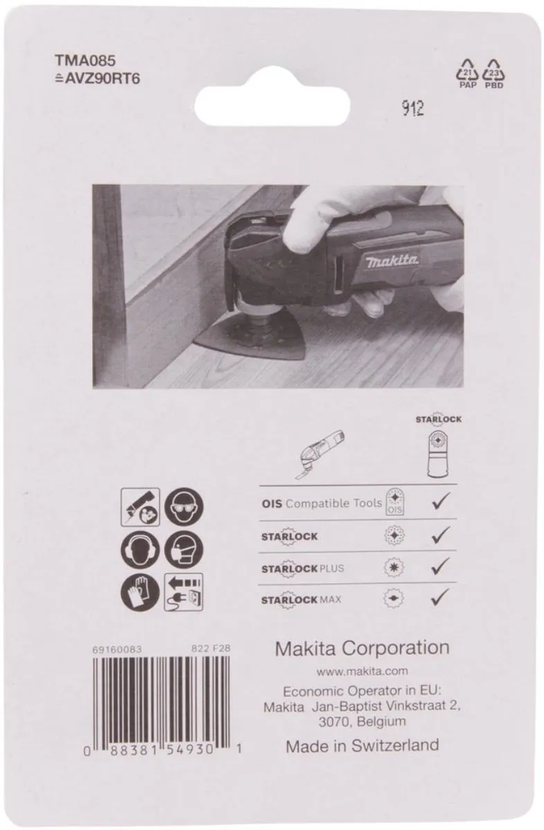 Makita HM Delta Plaat 90 TMA085 - Oscillerend Multitool - B-69814