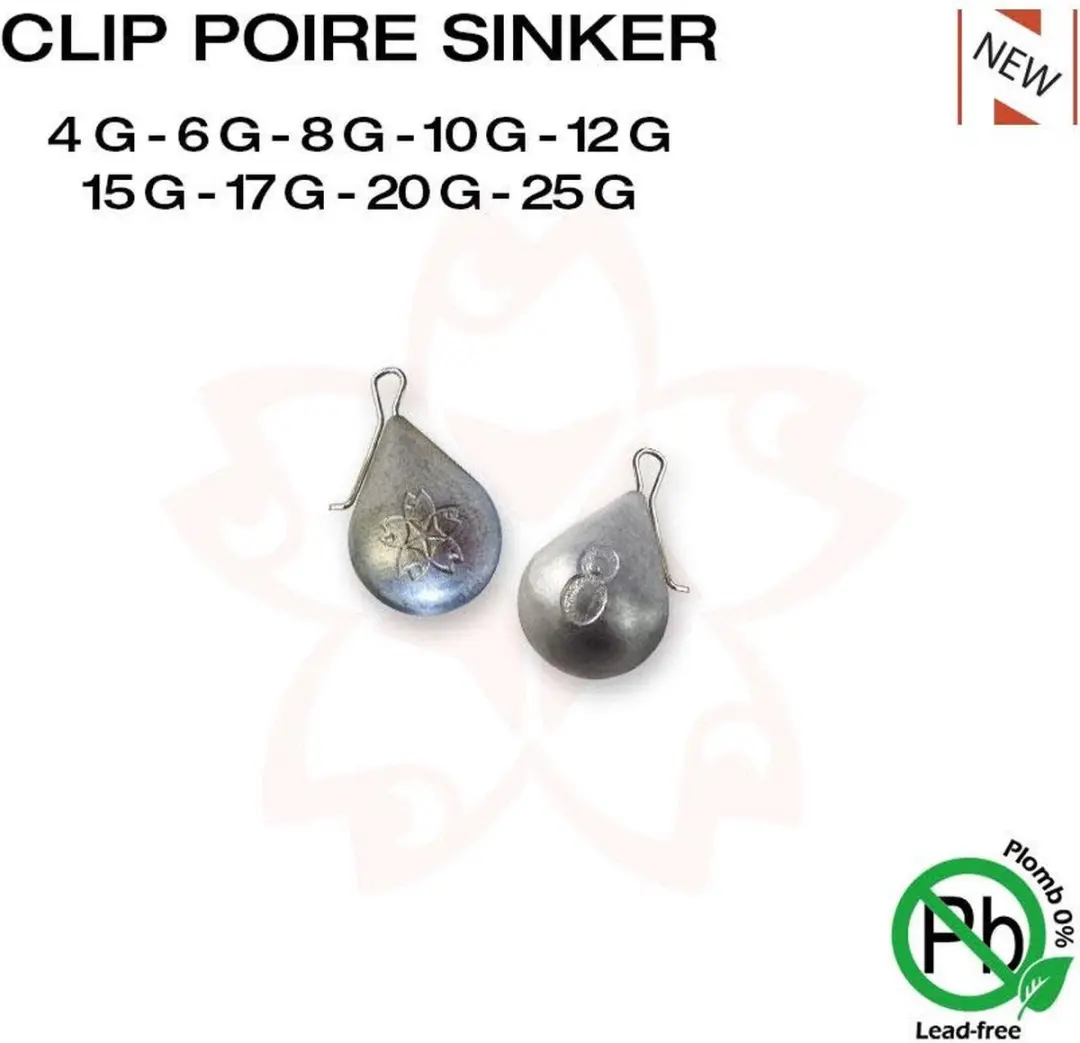 Sakura Lood Clip Poire Sinker 4g