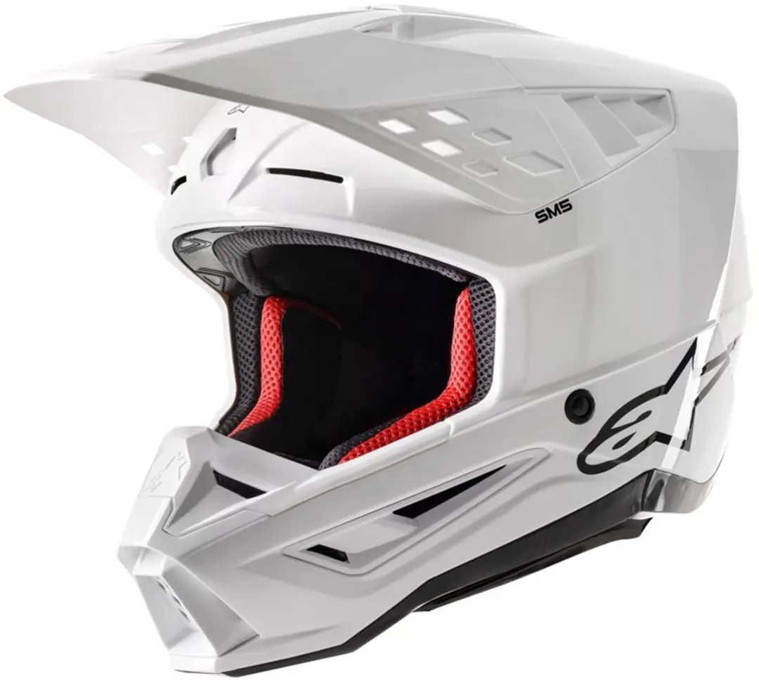 Alpinestars S-M5 Solid Helm ECE 22.06 - XL - Wit