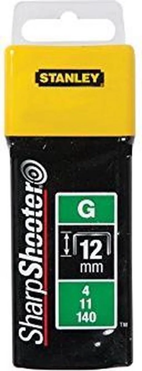 Stanley Nieten Type G 12mm - 5000 Stuks