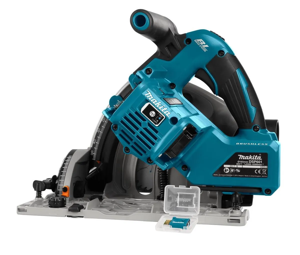 Makita DSP601ZJU Invalcirkelzaag 165mm - 36V (body) - afbeelding 6 van 6