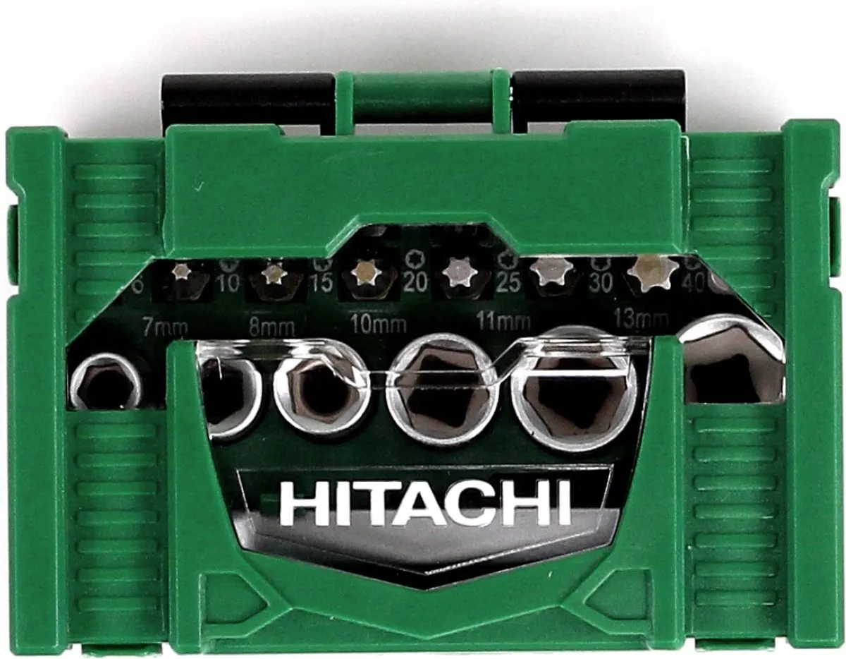 Hikoki 24-delige Bit-/Doppenset 40030020 - Metaal