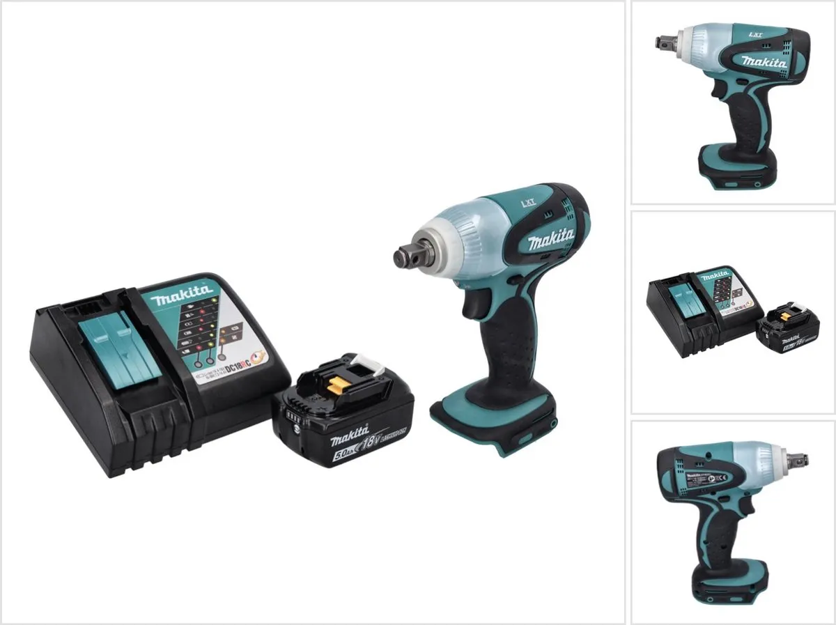 Makita DTW 251 RT1 Slagmoersleutel 18V 230Nm