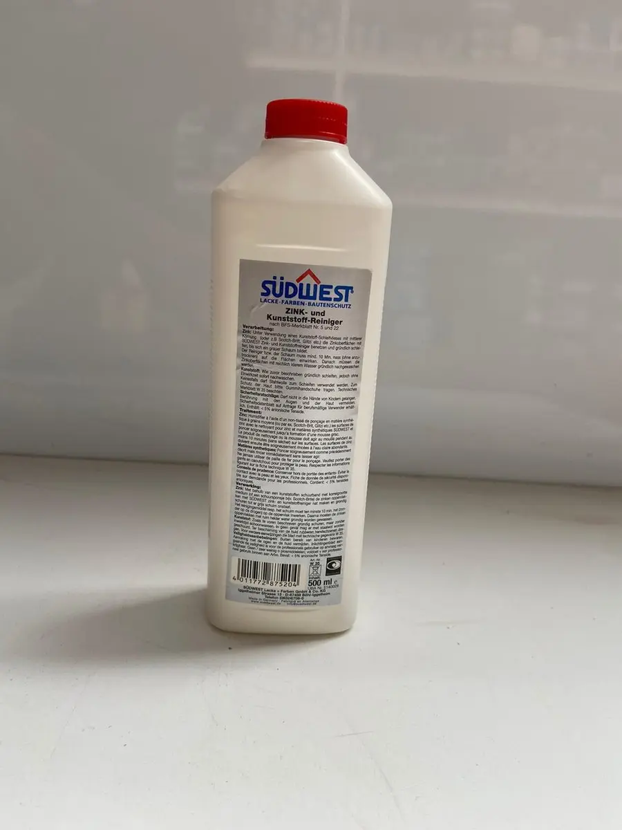 SudWest Zink Kunststof Reiniger 500ml