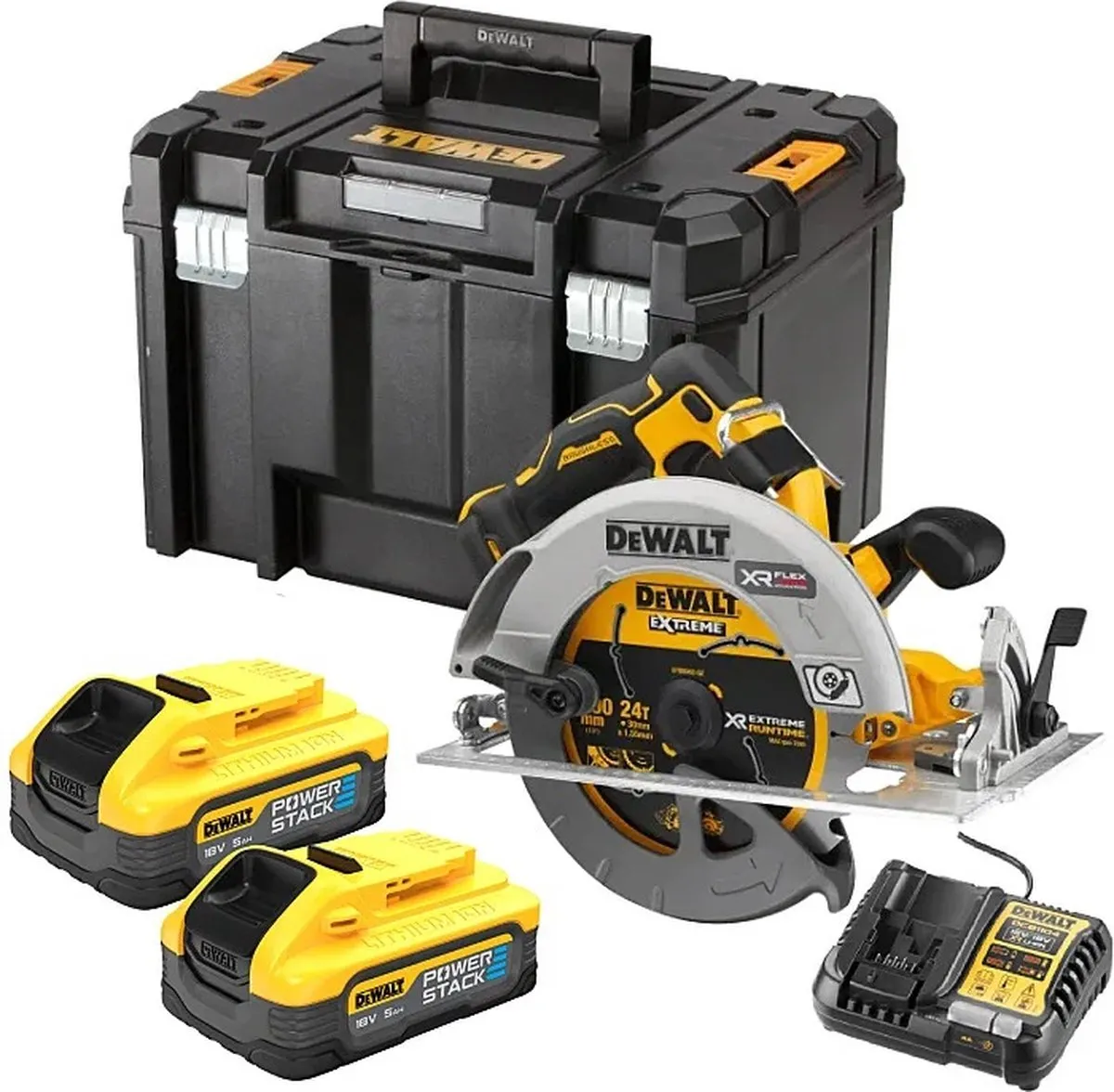 DeWalt DCS573H2T Accu Cirkelzaag 190mm 18V XR - afbeelding 3 van 6