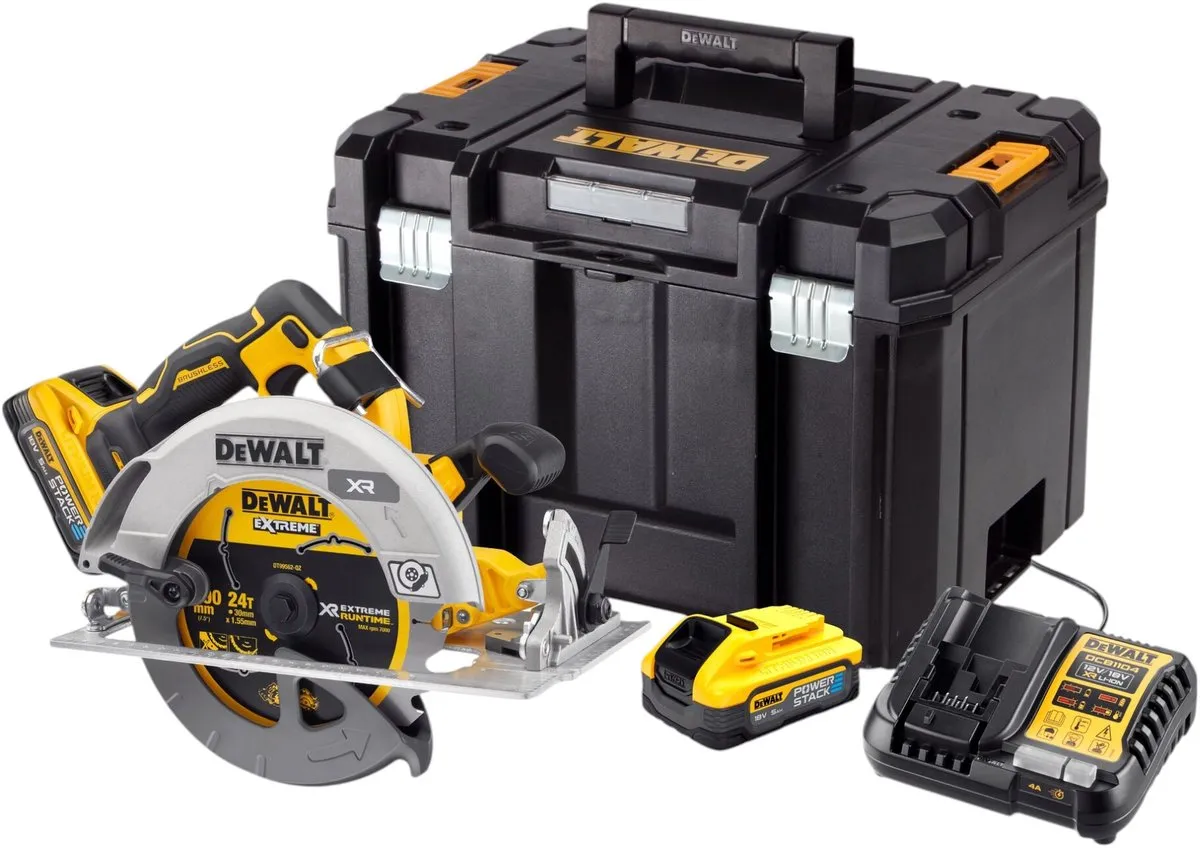 DeWalt DCS573H2T Accu Cirkelzaag 190mm 18V XR