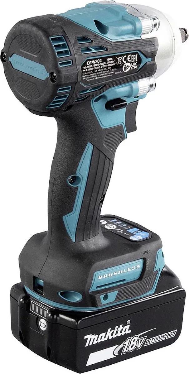 Makita DTW302Z Slagschroevendraaier 18V - 4 Snelheden - afbeelding 6 van 6