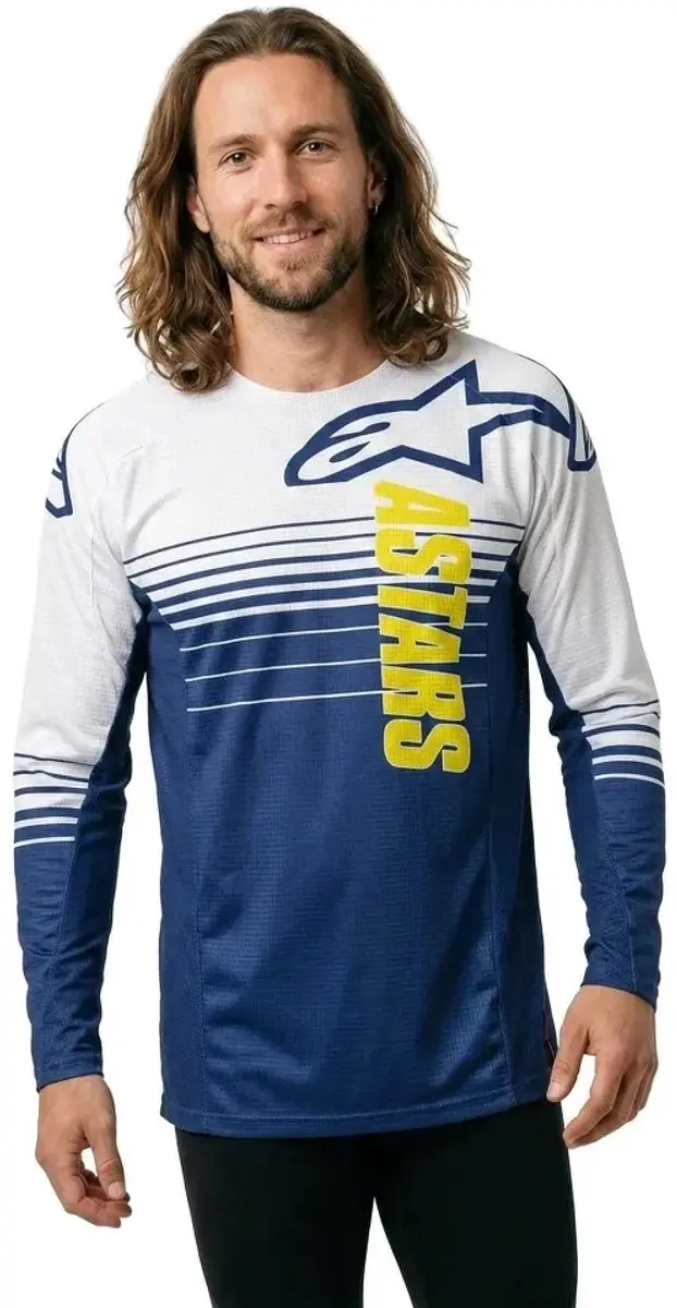 Alpinestars Techstar Phantom Jersey - S - Donkerblauw/Wit