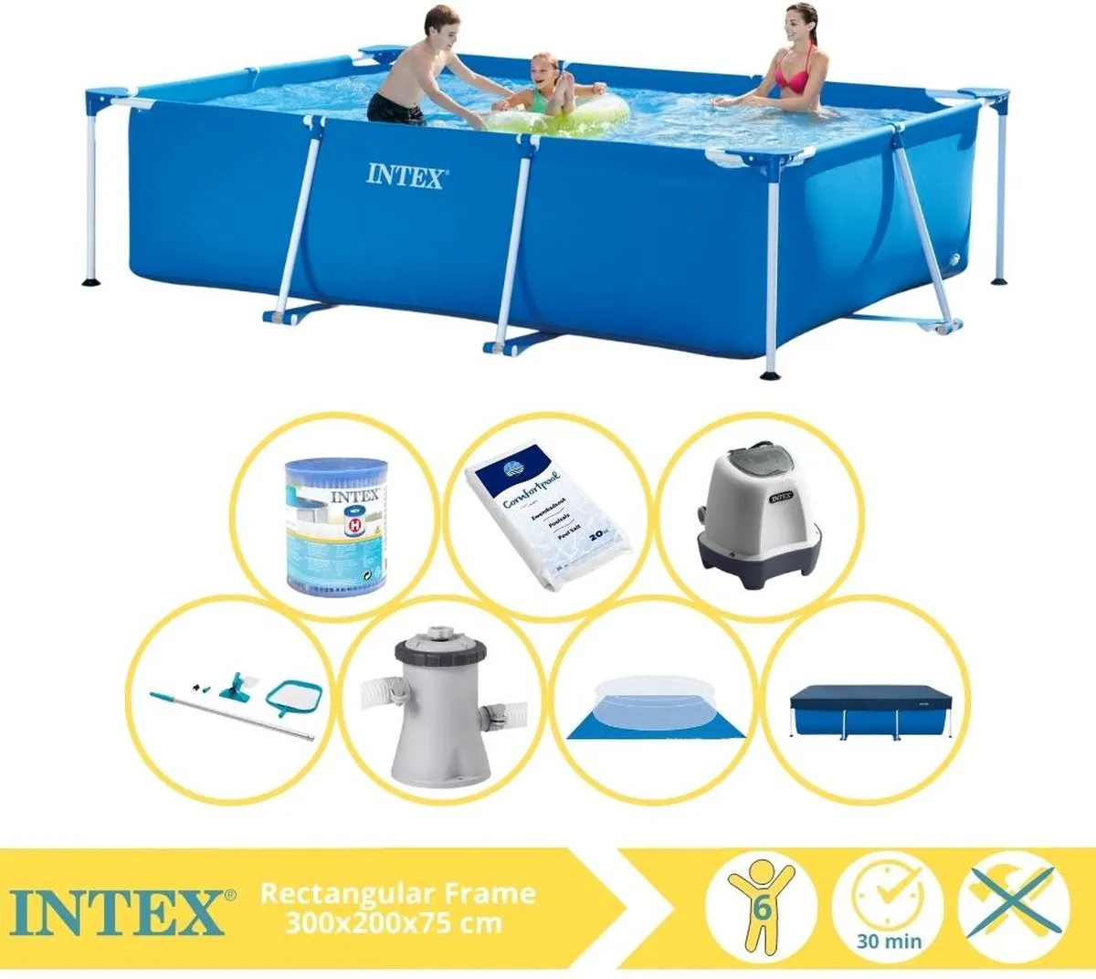 Intex 28272NP Opzetzwembad 300x200x75cm