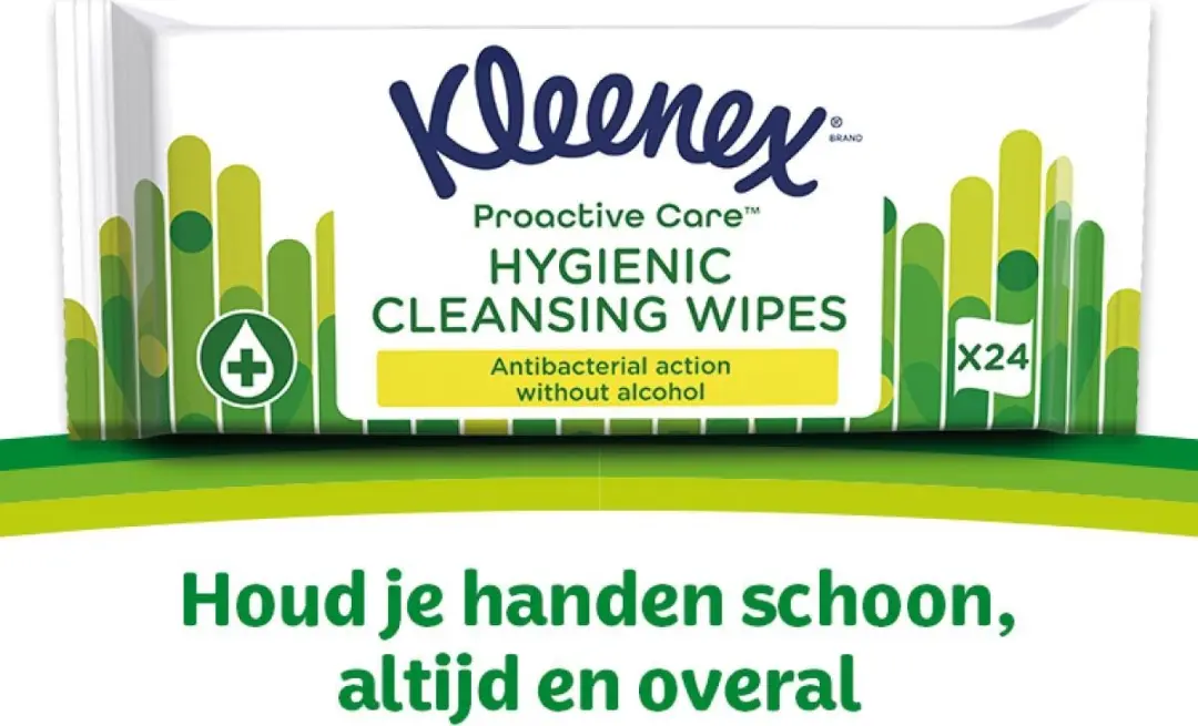 Kleenex Water Fresh Groene Doekjes - 480 Stuks