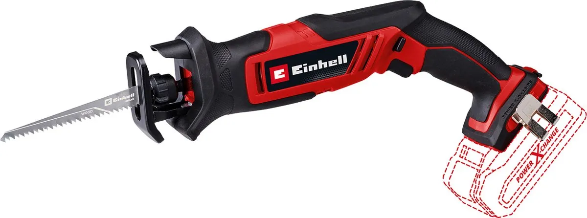 Einhell TE-AP 18/13 Li Solo Accu Reciprozaag 18V - 50/10/4mm Zaagdiepte