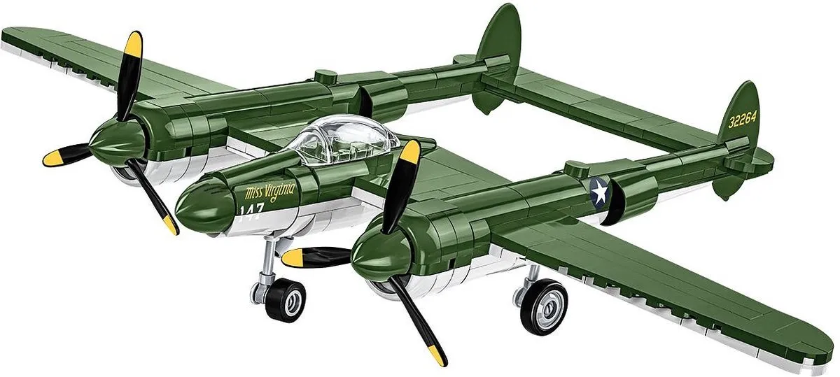 Cobi Lockheed P-38 Lightning COBI-5882 - 332 Stukken - Meerkleurig