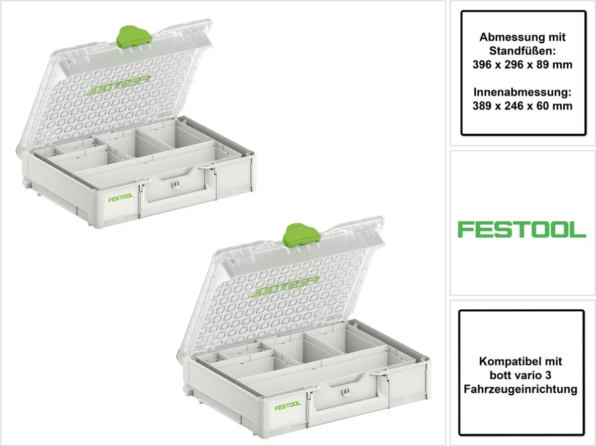 Festool Systainer Organiser SYS3 ORG M 89