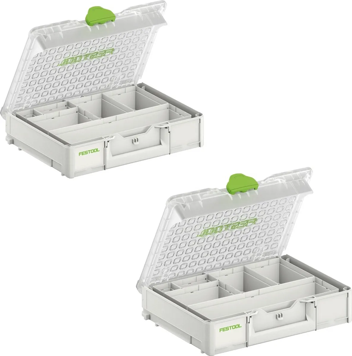 Festool Systainer Organiser SYS3 ORG M 89 - 6xESB - 2 Stuks