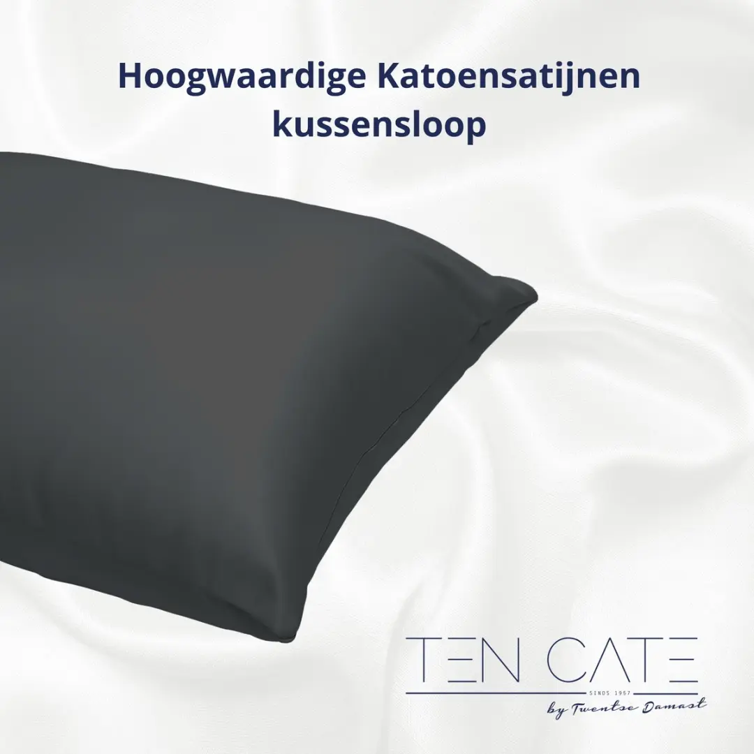 Ten Cate Zwangerschapskussen Zijslaapkussen 145x40cm - Antraciet