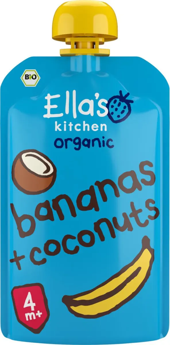 Ella’s Kitchen Knijpzakje Banaan Kokos 120g