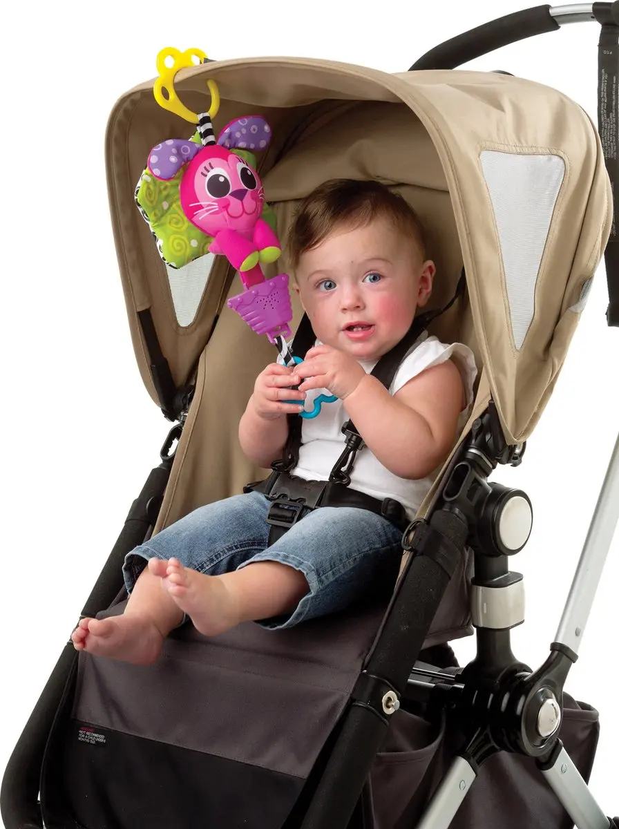 Playgro Musical Pullstring Bunny - Multicolor