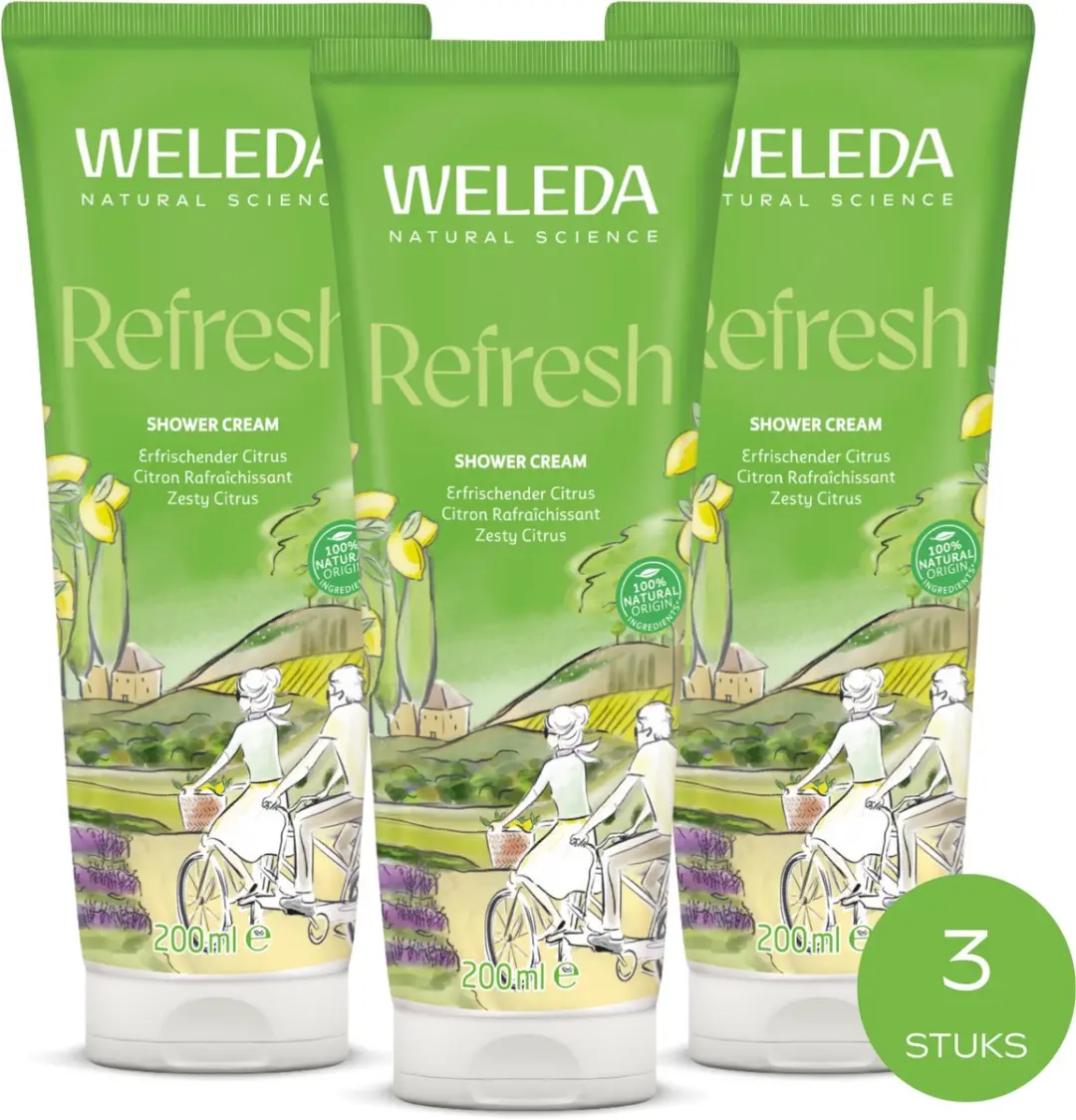 Weleda Refresh Douchecrème 600ml