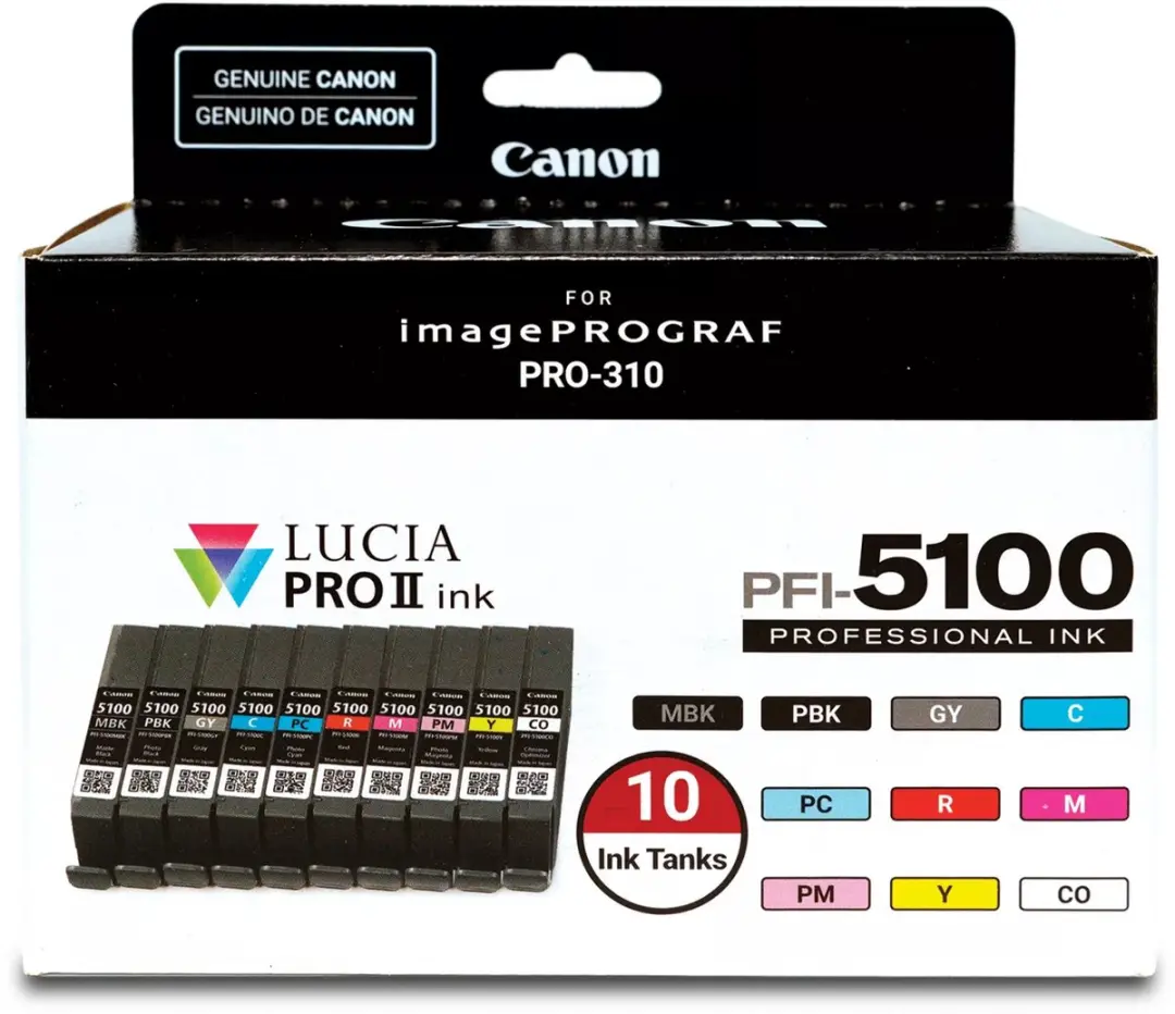 Canon PFI-5100 Multipack Inktcartridges