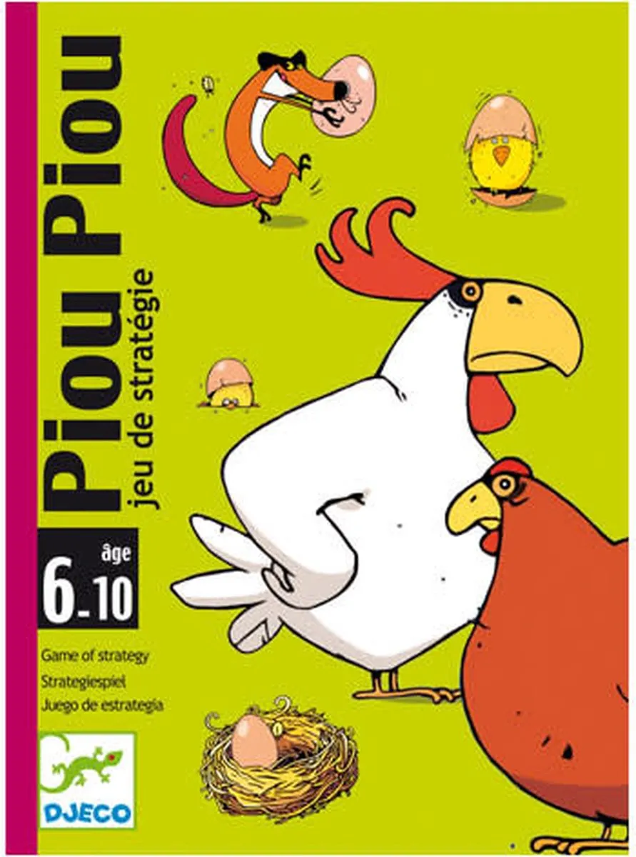 Djeco Piou Piou Kaartspel DJ05119 - 1-4 Spelers
