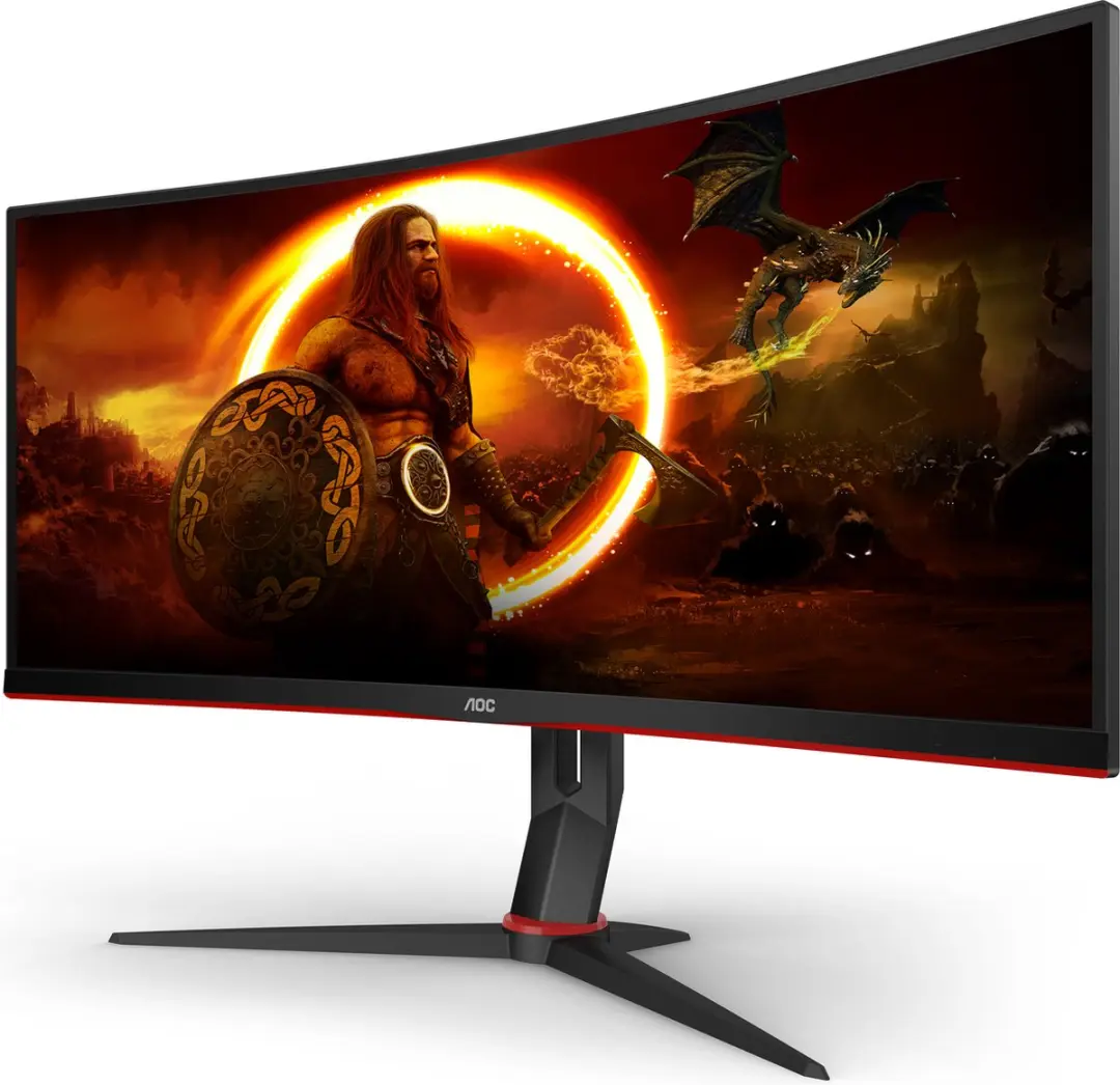 AOC CU34G2 Gaming Monitor 34" - QHD Curved 100Hz