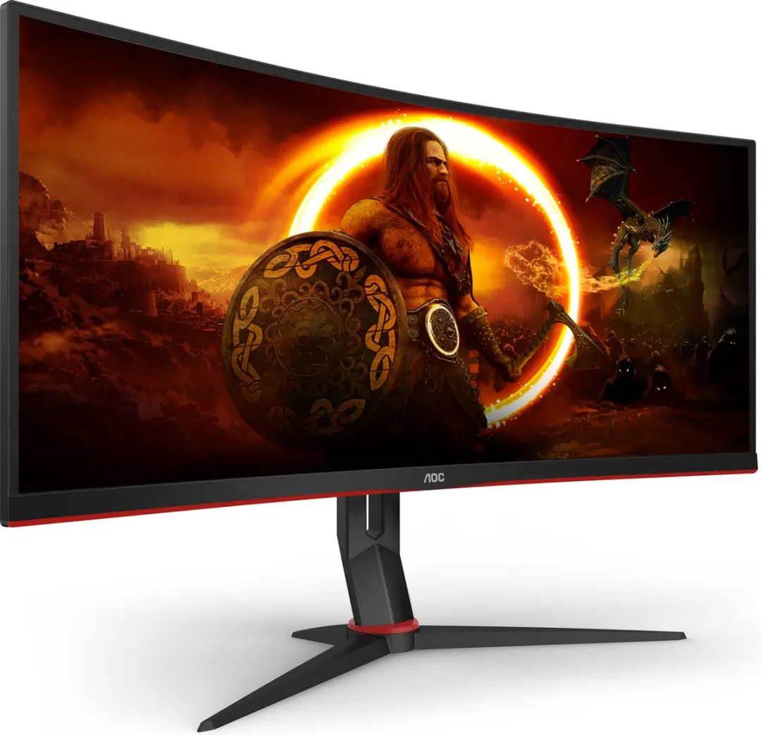 AOC CU34G2 Gaming Monitor 34" - QHD Curved 100Hz