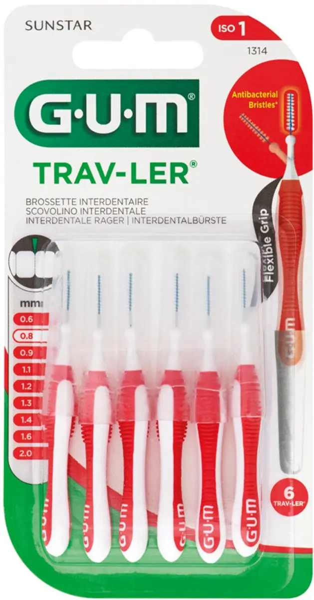 Gum Trav-Ler Ragers 0.8mm
