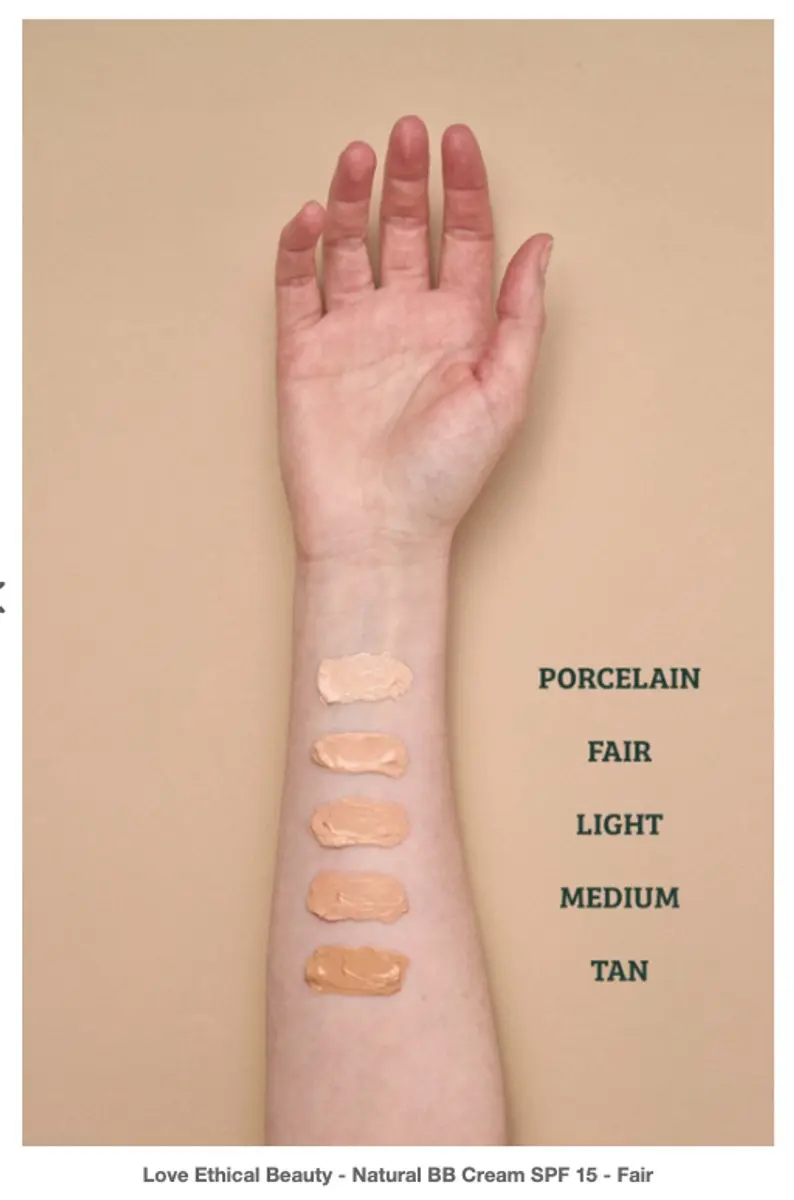 Love Ethical Beauty Natural BB Cream SPF 15 Fair 30ml