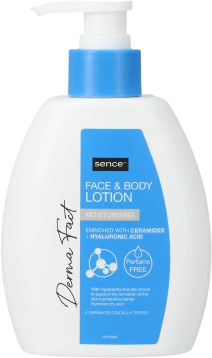Sence Face & Body Lotion Derma Moisturising 750ml - 3 Stuks