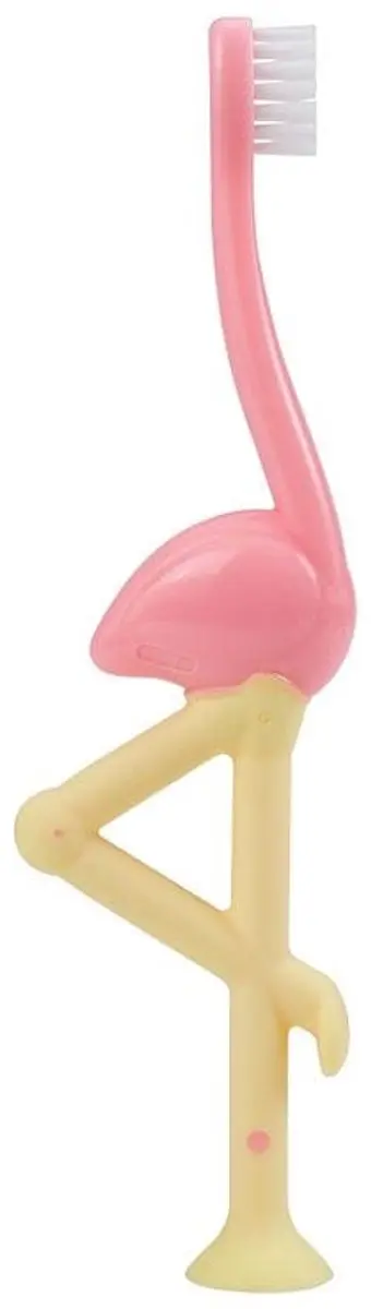 Dr. Brown's Baby's Eerste Tandenborstel Flamingo