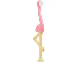 Dr. Brown's Baby's Eerste Tandenborstel Flamingo - Roze