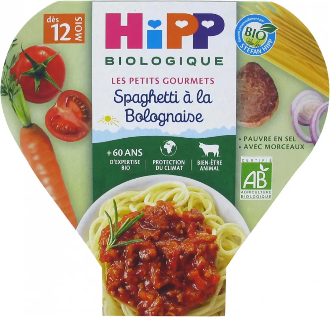 HiPP Les Petits Gourmets Spaghetti Bolognese 230g Biologisch