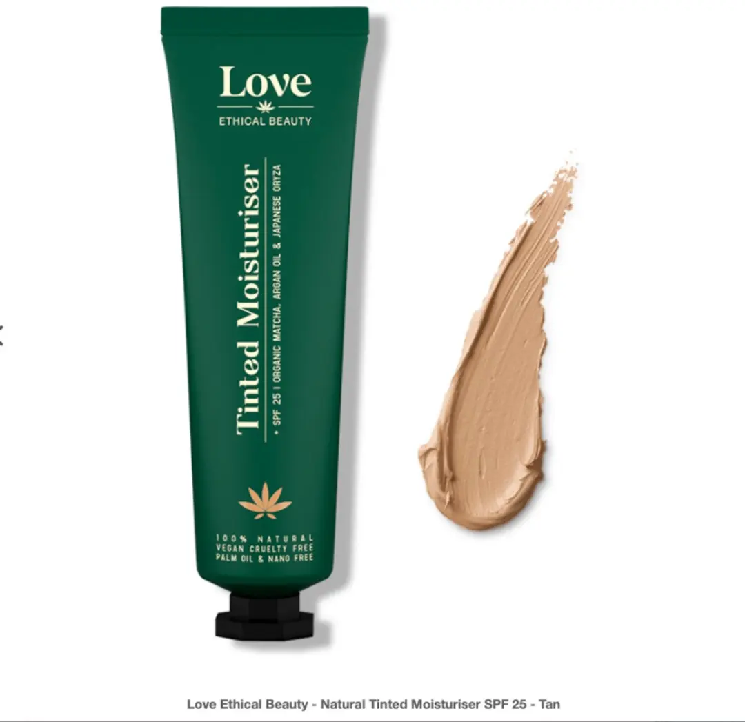 Love Ethical Beauty Natural Tinted Moisturiser SPF 25 Tan 30ml